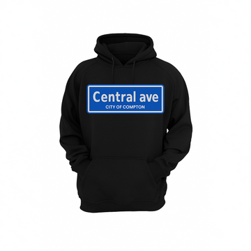 Black Central ave Hoodie
