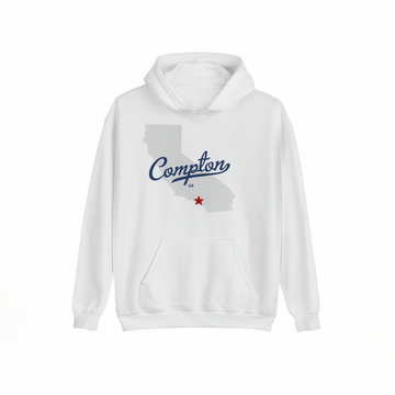 White Compton Hoodie