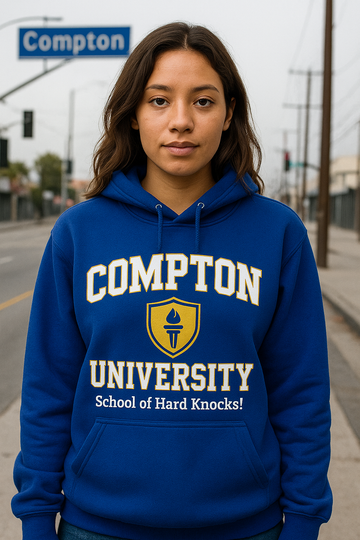 Compton University Hoodie (Blue)