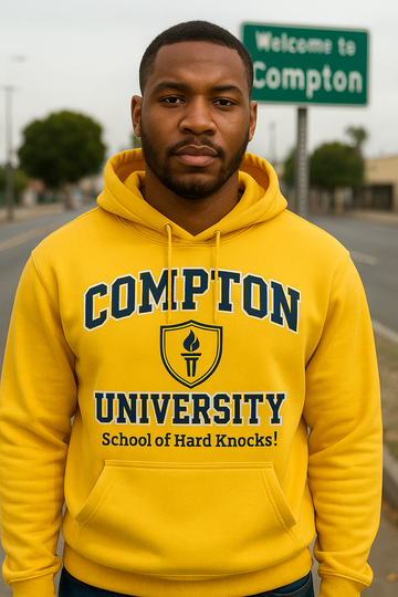 Compton University Hoodie (Yellow)