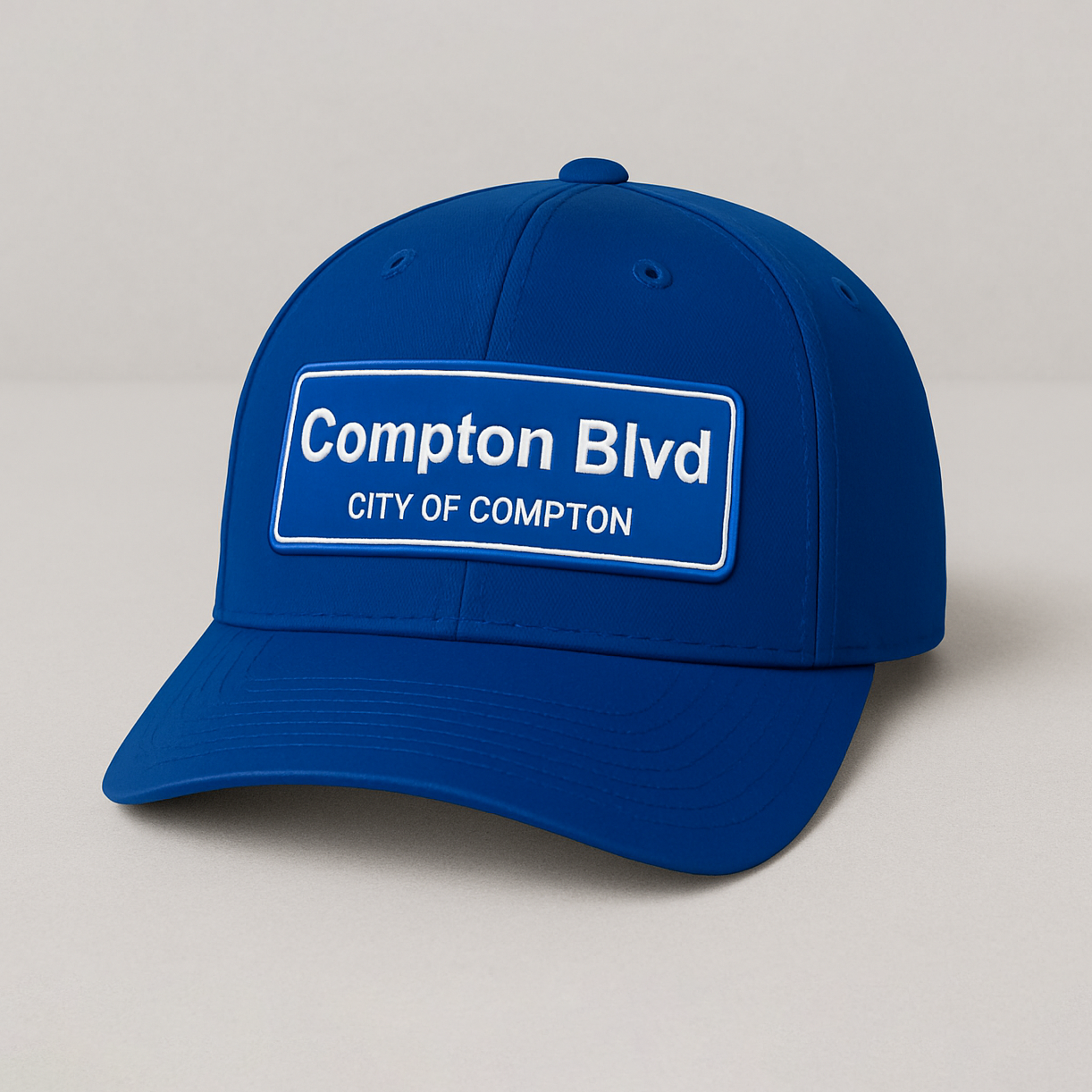 compton university new design blue compton blvd cap